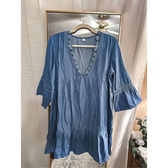 Handmade Boho style dress   - Picture 6 of 7